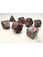 Chessex Chessex 7-Die Mini Set Velvet - Black/Red