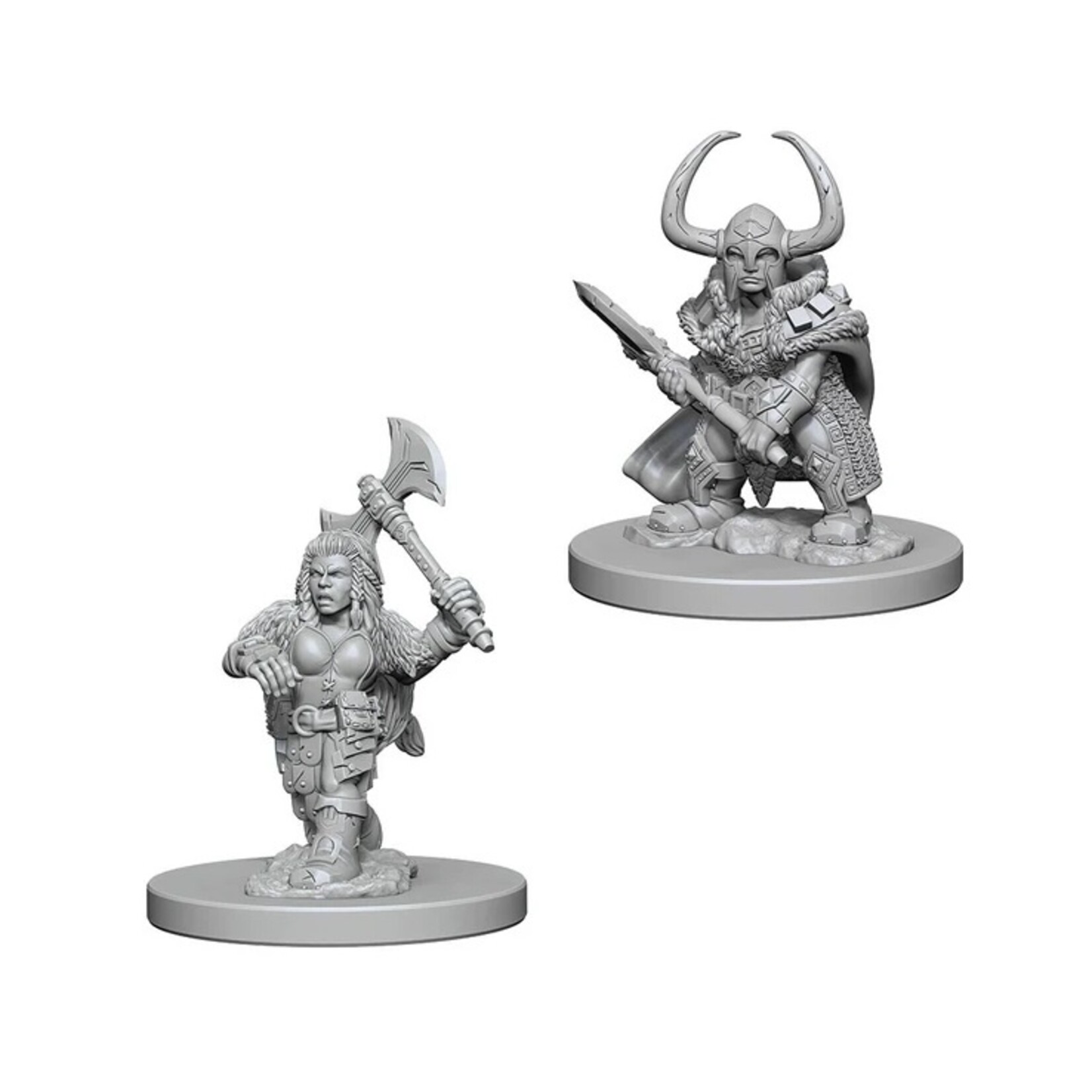 Wizkids D&D Nolzur's Marvelous Miniatures Dwarf Barbarian Female