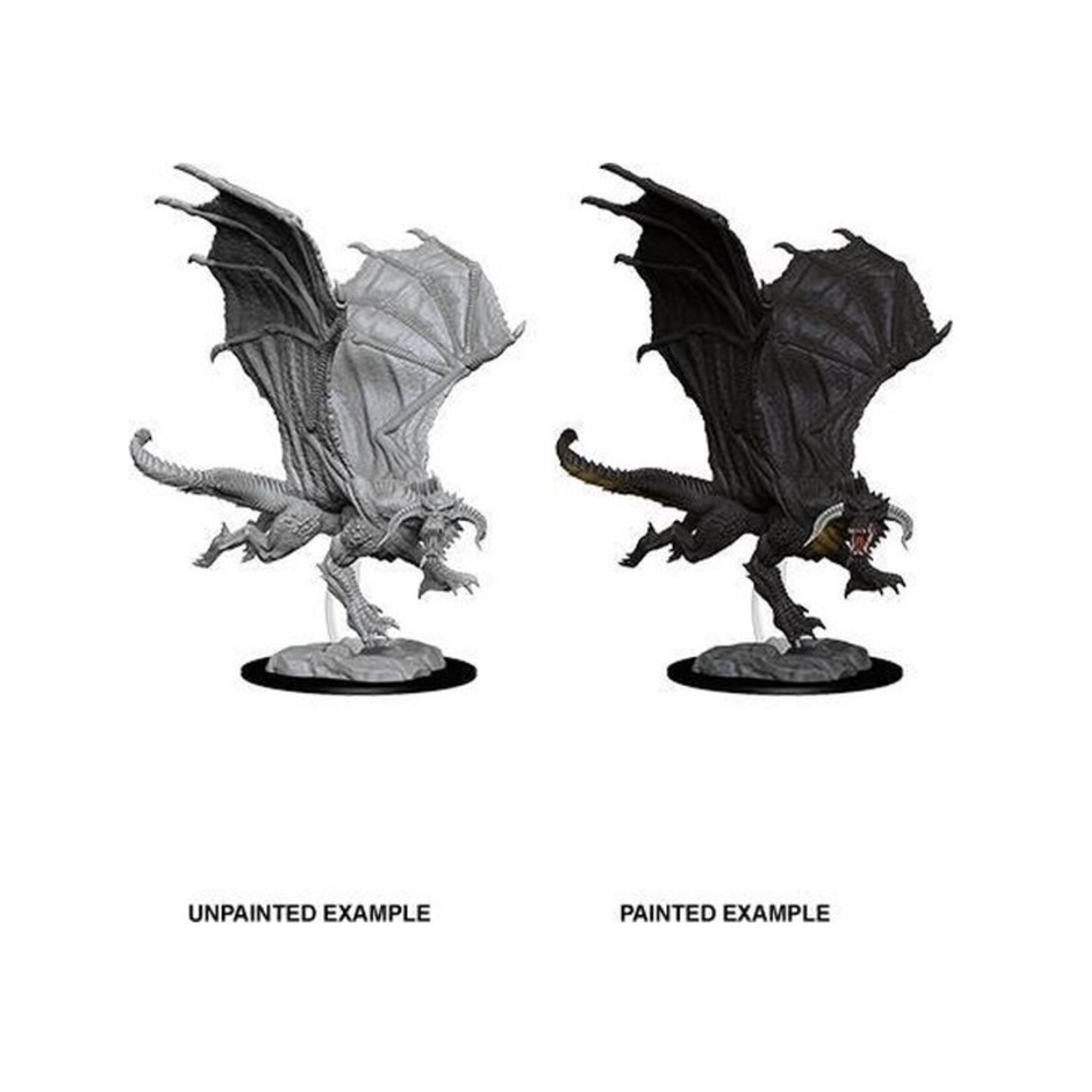 Wizkids D&D Nolzur's Marvelous Miniatures Young Black Dragon