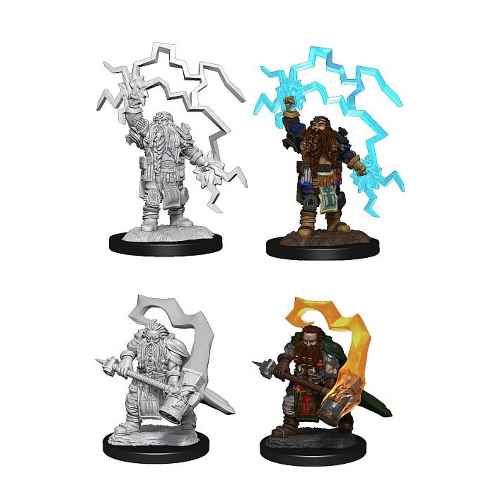 Wizkids D&D Nolzur's Marvelous Miniatures Dwarf Cleric Male 3
