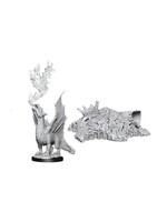 Wizkids D&D Nolzur's Marvelous Miniatures Gold Dragon Wyrmling and Small Treasure Pile