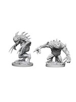 Wizkids D&D Nolzur's Marvelous Miniatures Grey Slaad & Death Slaad