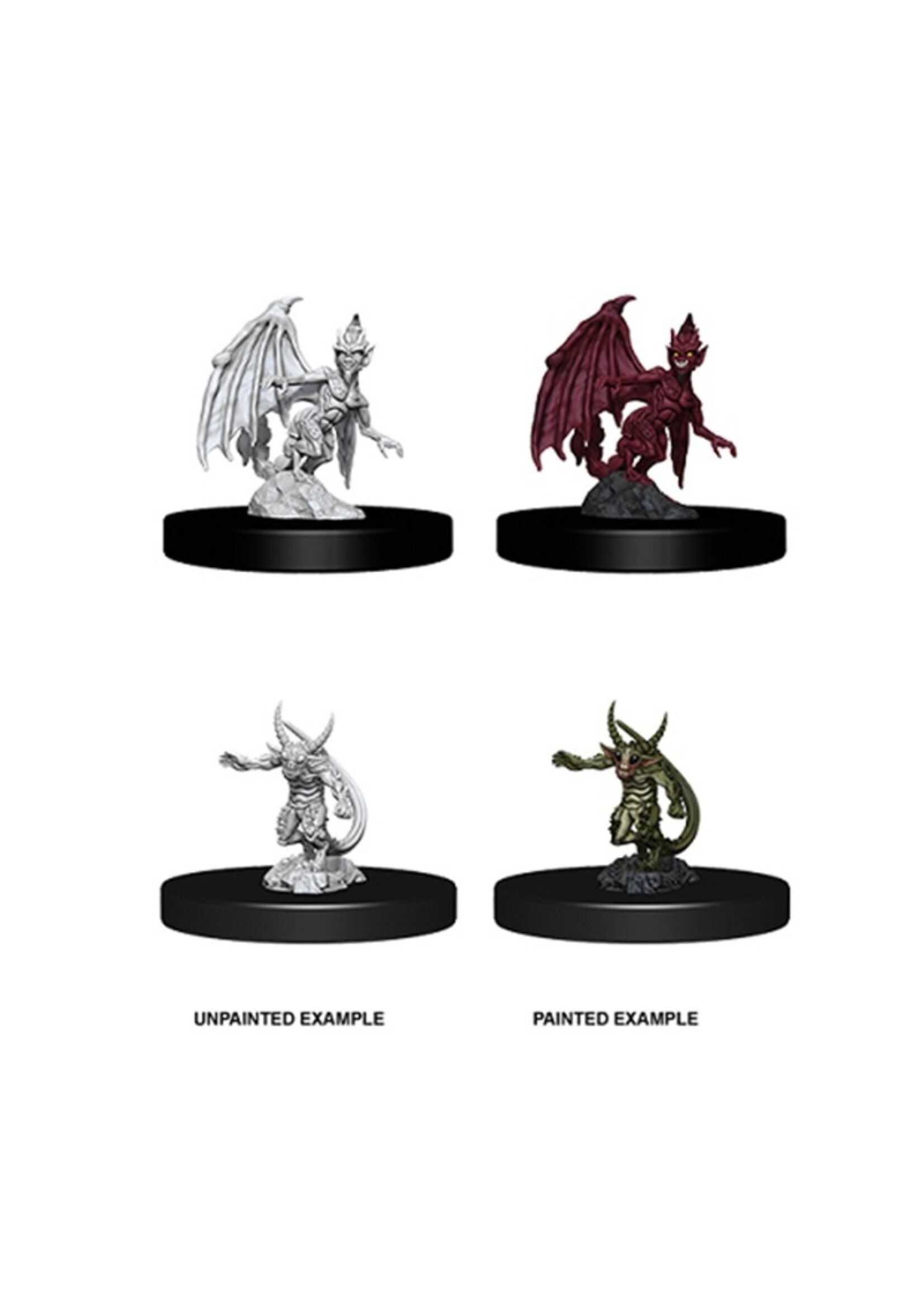 Wizkids D&D Nolzur's Marvelous Miniatures Imp and Quasit