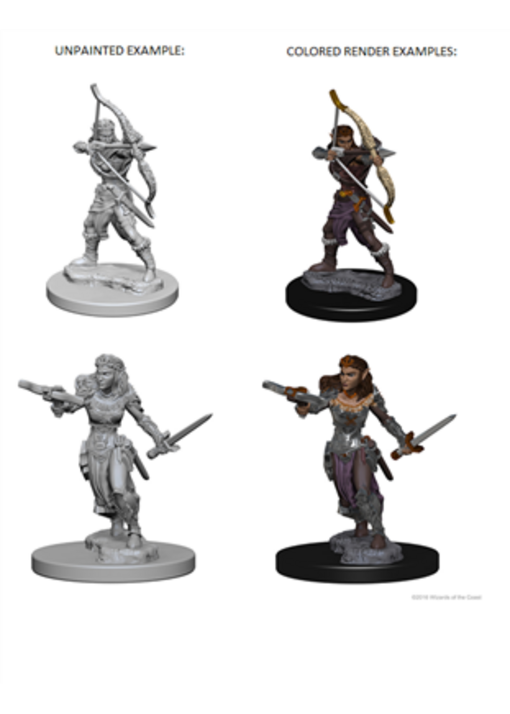 Wizkids D&D Nolzur's Marvelous Miniatures Elf Ranger Female