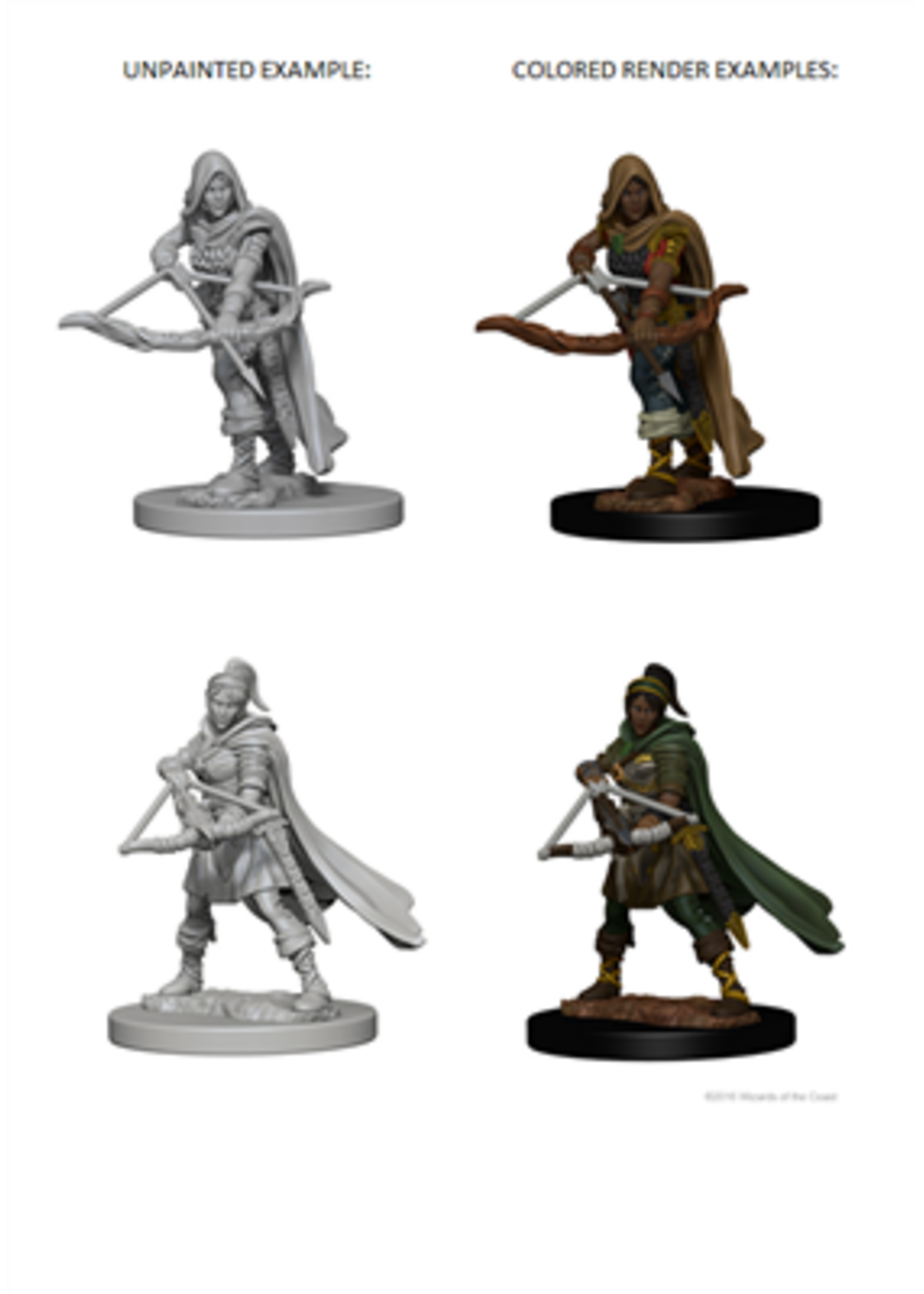 Wizkids D&D Nolzur's Marvelous Miniatures Human Ranger Female