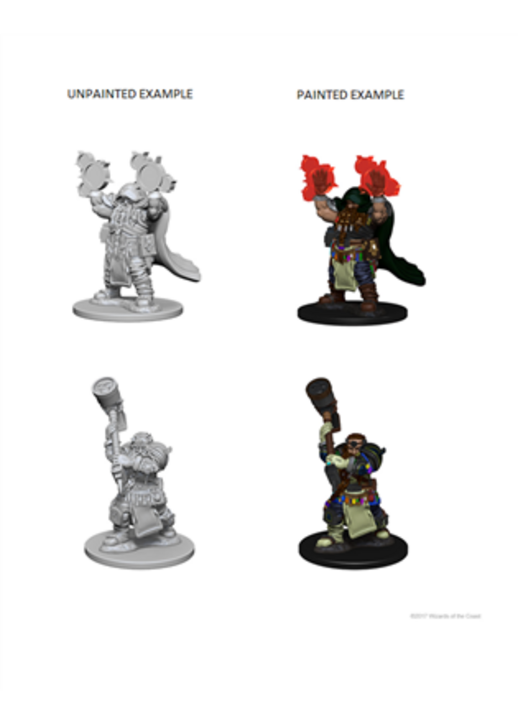 Wizkids D&D Nolzur's Marvelous Miniatures Dwarf Cleric Male