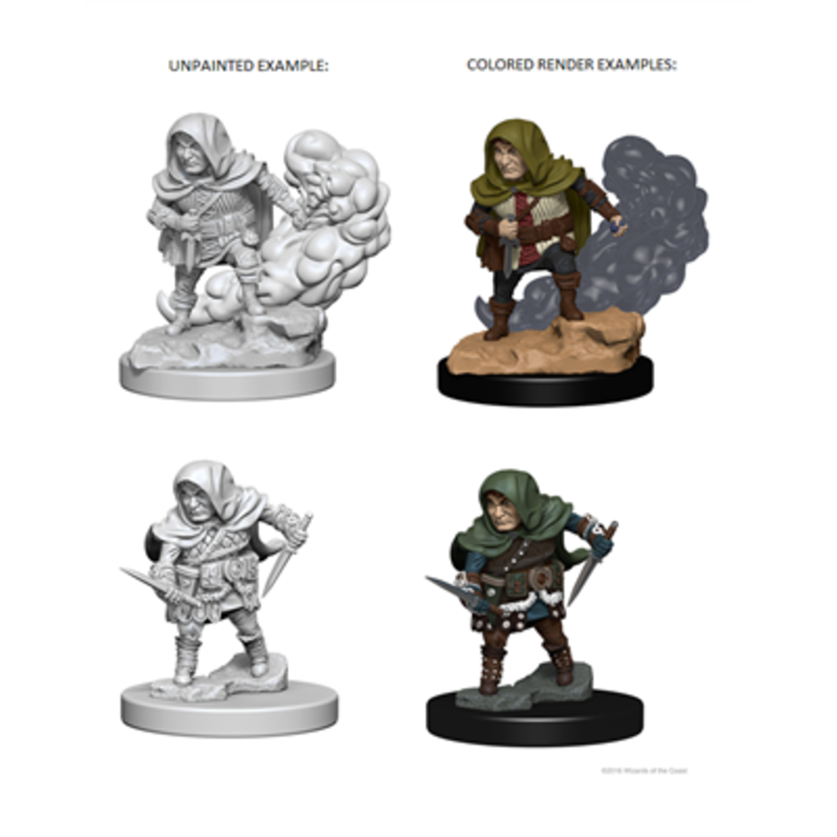 Wizkids D&D Nolzur's Marvelous Miniatures Halfling Rogue Male +