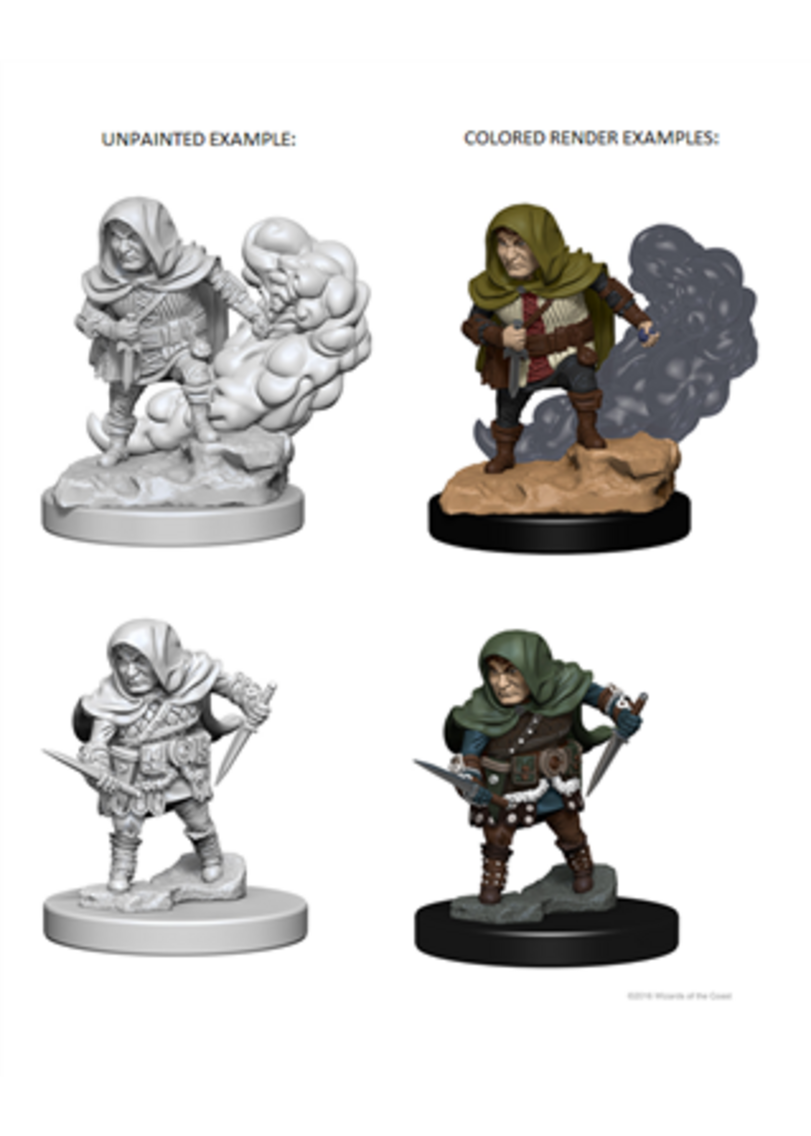 Wizkids D&D Nolzur's Marvelous Miniatures Halfling Rogue Male +