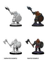 Wizkids D&D Nolzur's Marvelous Miniatures Dwarf Fighter Male