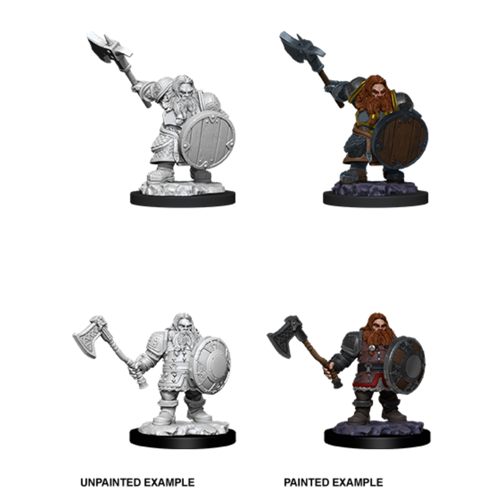 Wizkids D&D Nolzur's Marvelous Miniatures Dwarf Fighter Male