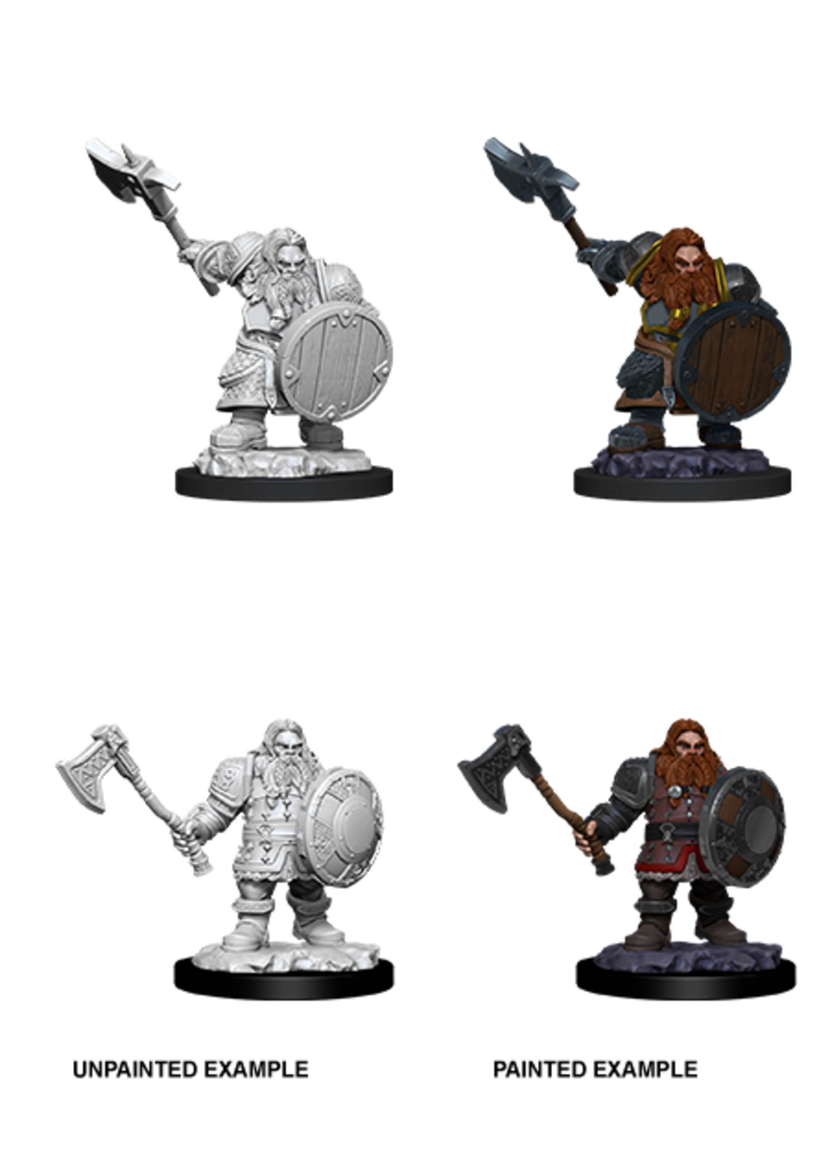 Wizkids D&D Nolzur's Marvelous Miniatures Dwarf Fighter Male