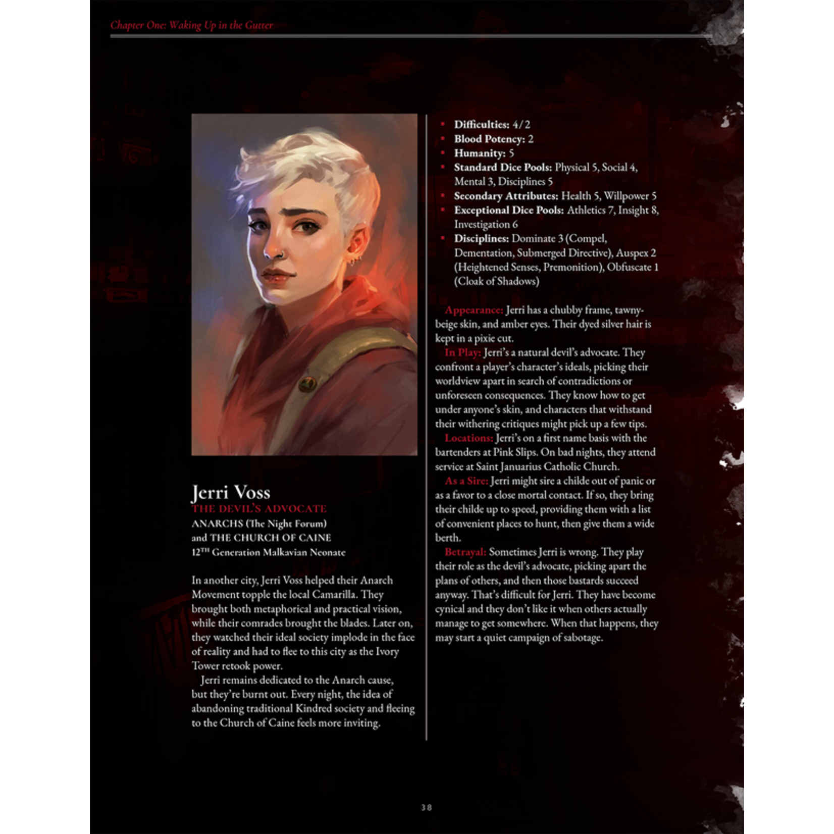 Renegade Games Vampire: The Masquerade 5th Ed. The Crimson Gutter (EN)