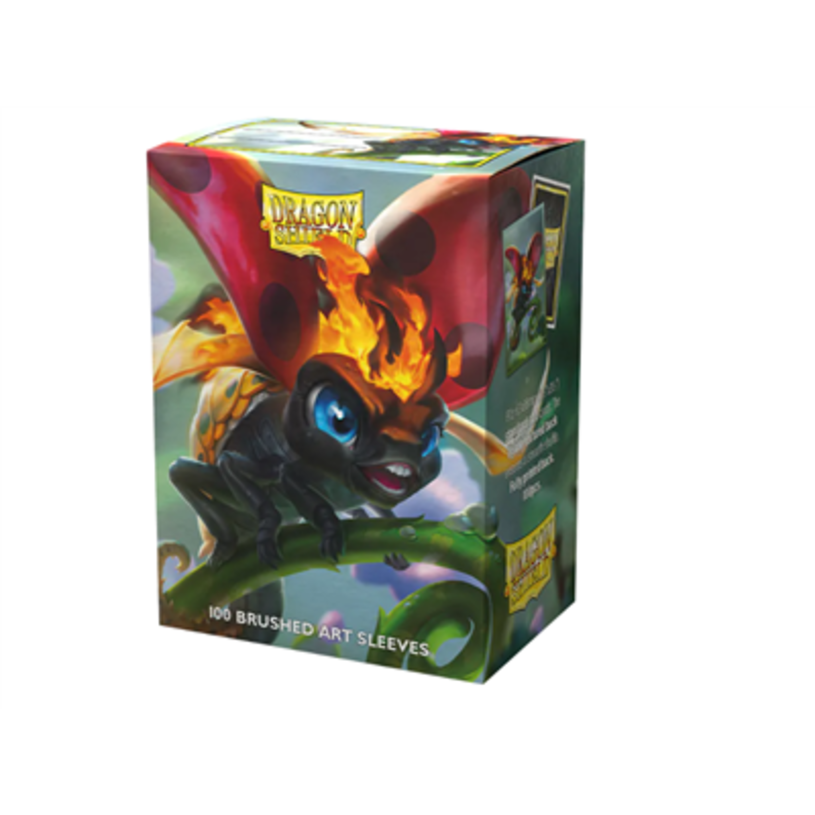 Dragonshield Dragonshield Box 100 Brushed Art Sleeves: Burnbug