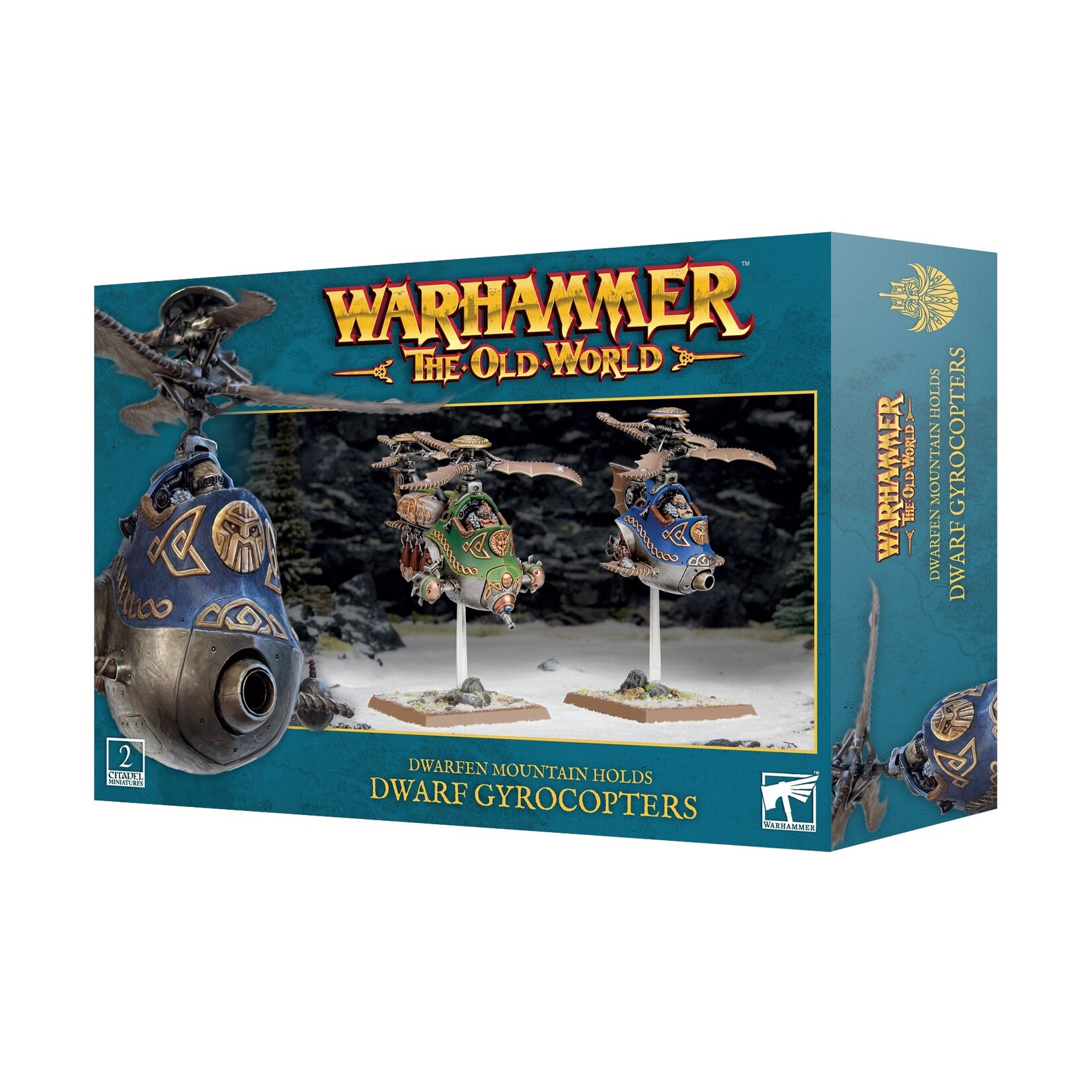 Games Workshop Dwarfen Mountain Holds Gyrocopters & Gyrobombers