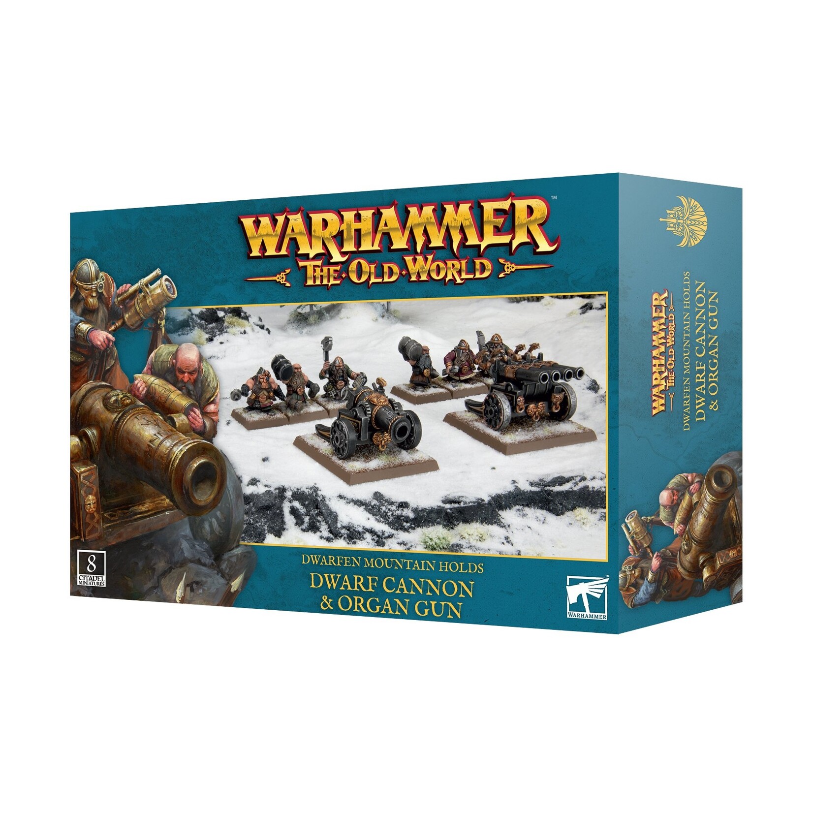 Games Workshop Dwarfen Mountain Holds Dwarf Cannon & Organ Gun