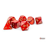 Chessex Chessex 7-Die Mega Set Scarab - Scarlet/Gold