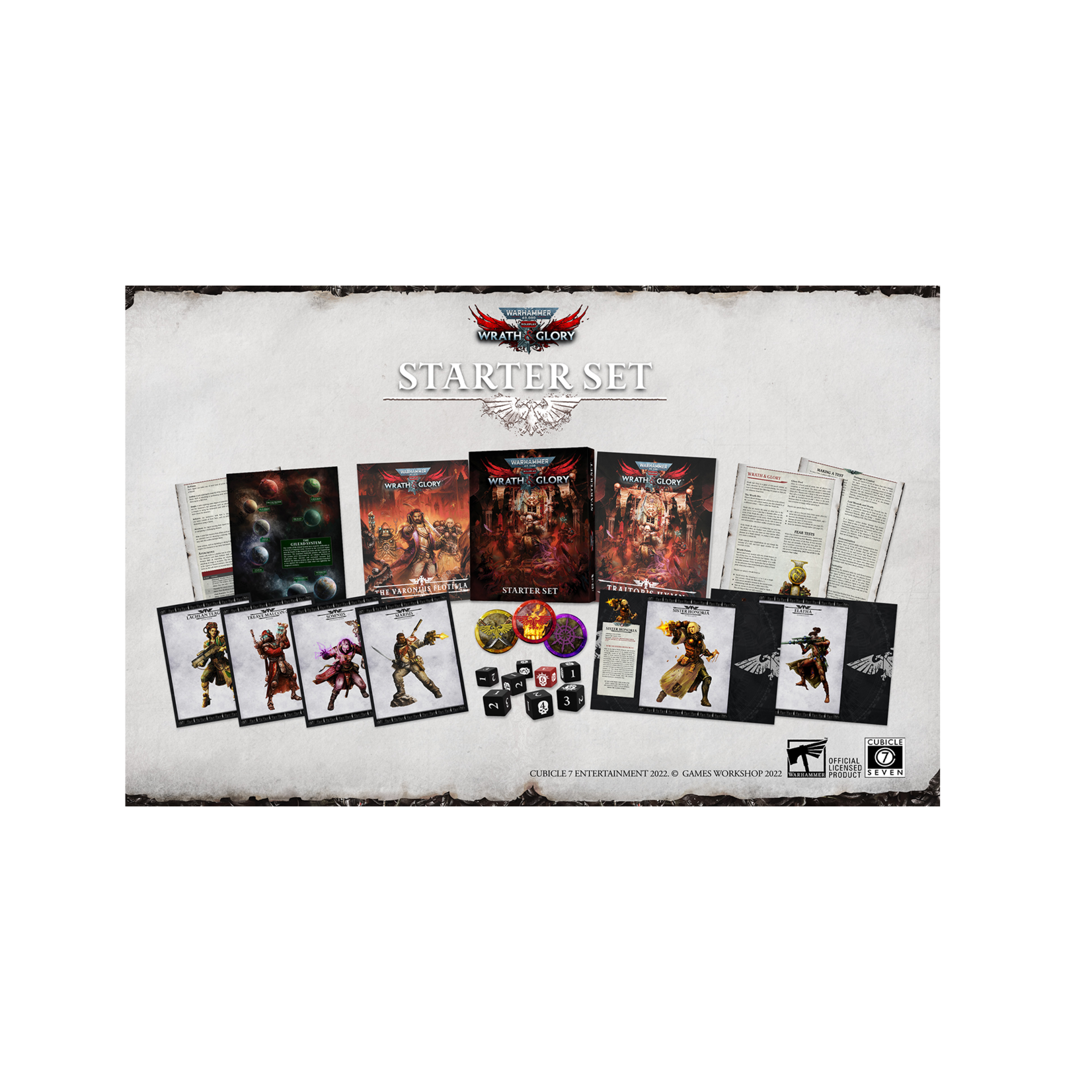 Cubicle 7 Warhammer 40.000 RPG W&G Starter Set (EN)