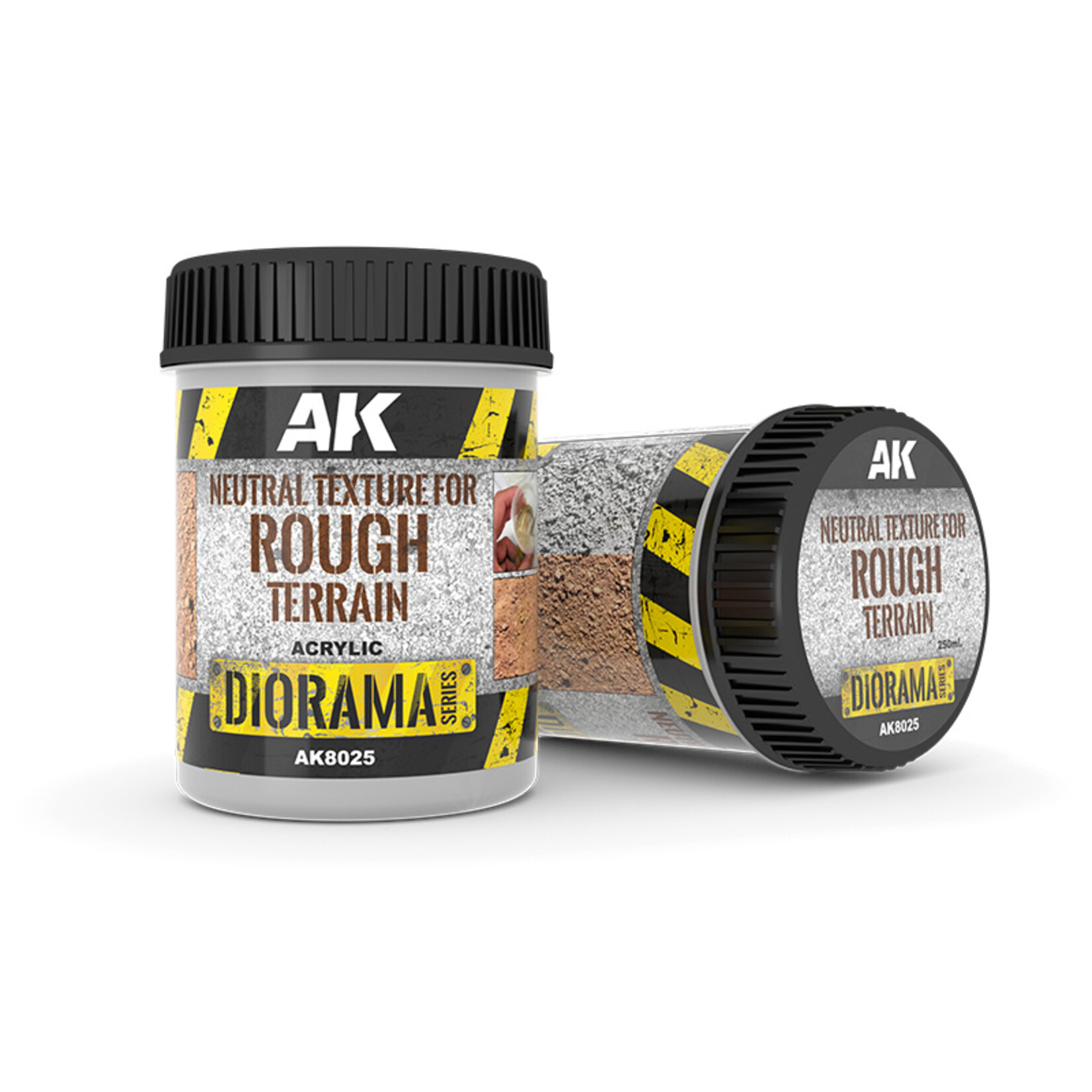 AK Interactive AK Terrains Neutral Texture for Rough Terrain 250ml