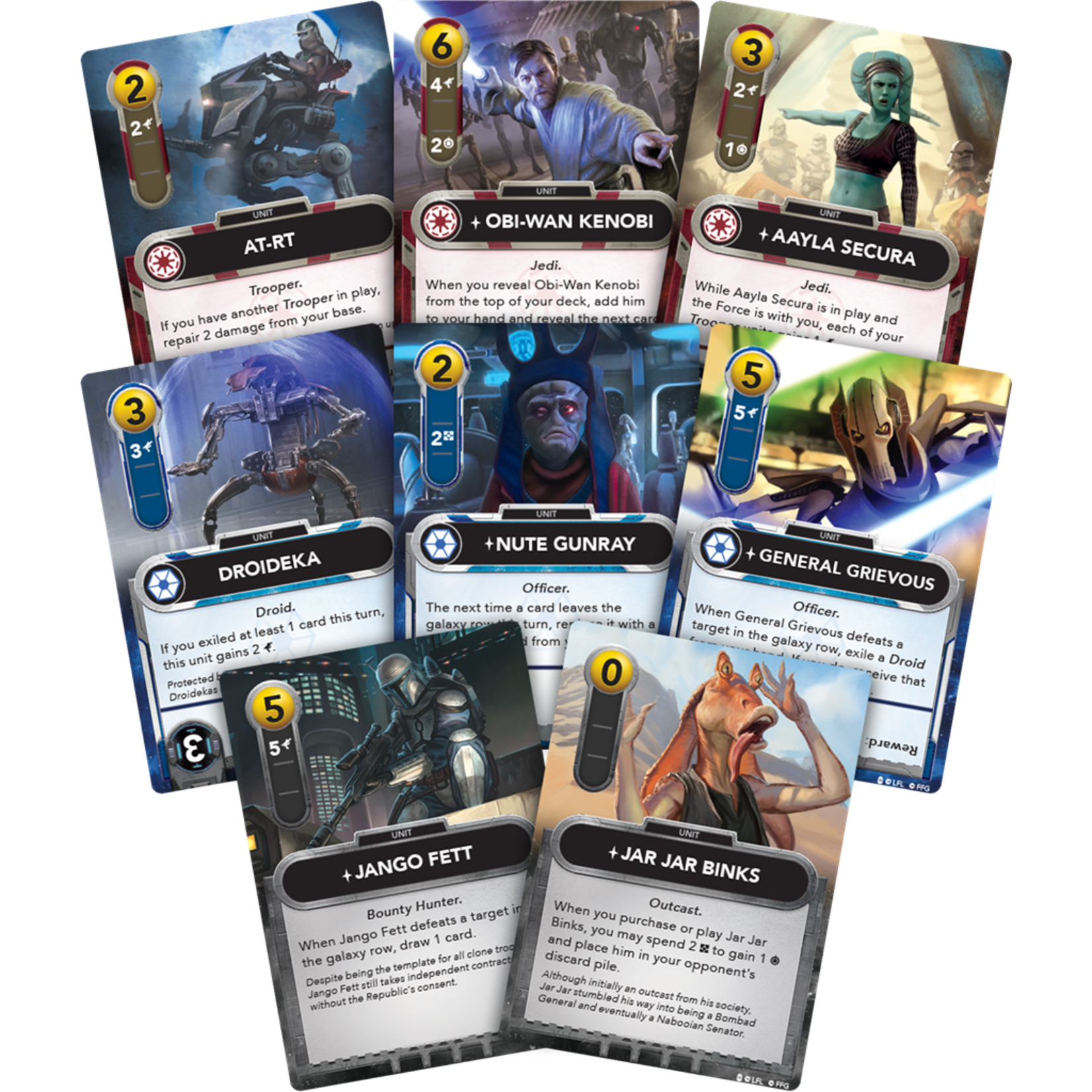 Fantasy Flight Games Star Wars: The Deckbuilding Game The Clone Wars Edition (EN)