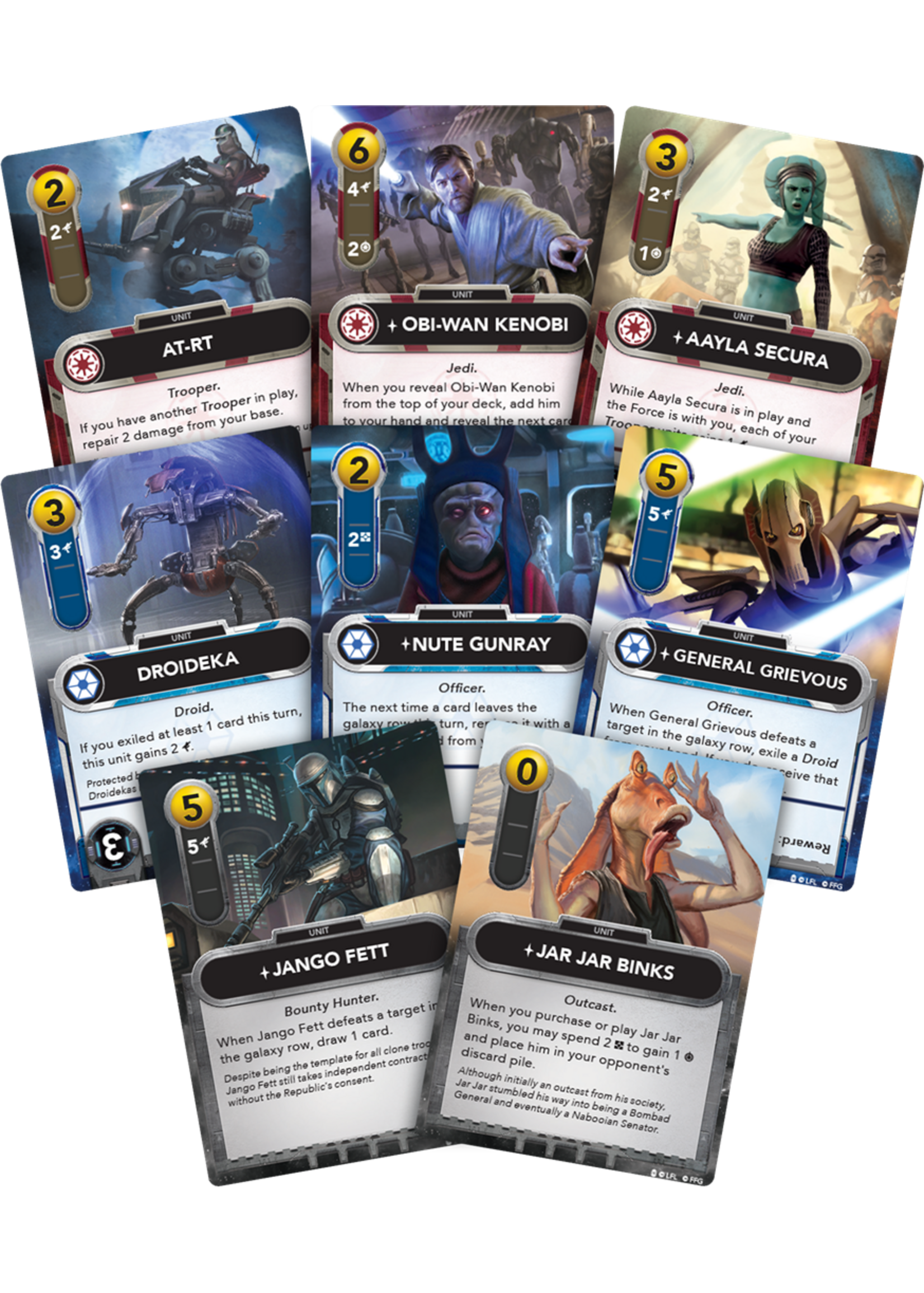 Fantasy Flight Games Star Wars: The Deckbuilding Game The Clone Wars Edition (EN)