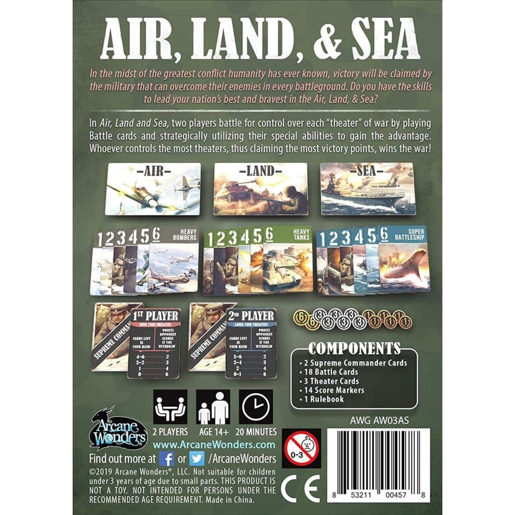 Arcane Wonders Air, Land and Sea: Revised Edition (EN)
