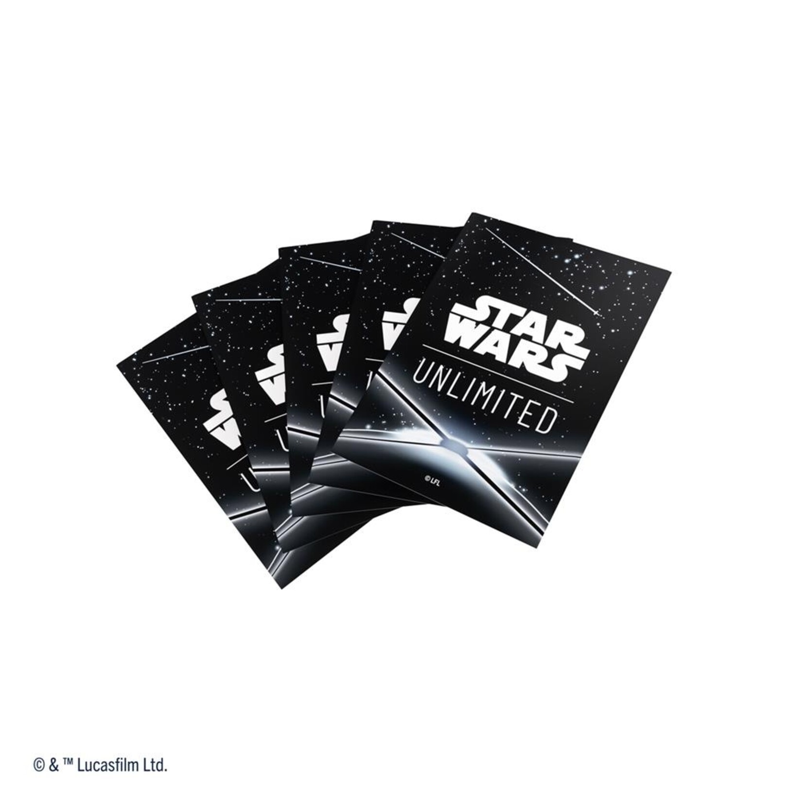 Gamegenic Star Wars Unlimited Art Sleeves: Card Back Black(60+2) **