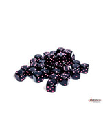 Chessex Chessex 36 x D6 Set Opaque 12mm - Black/Pink