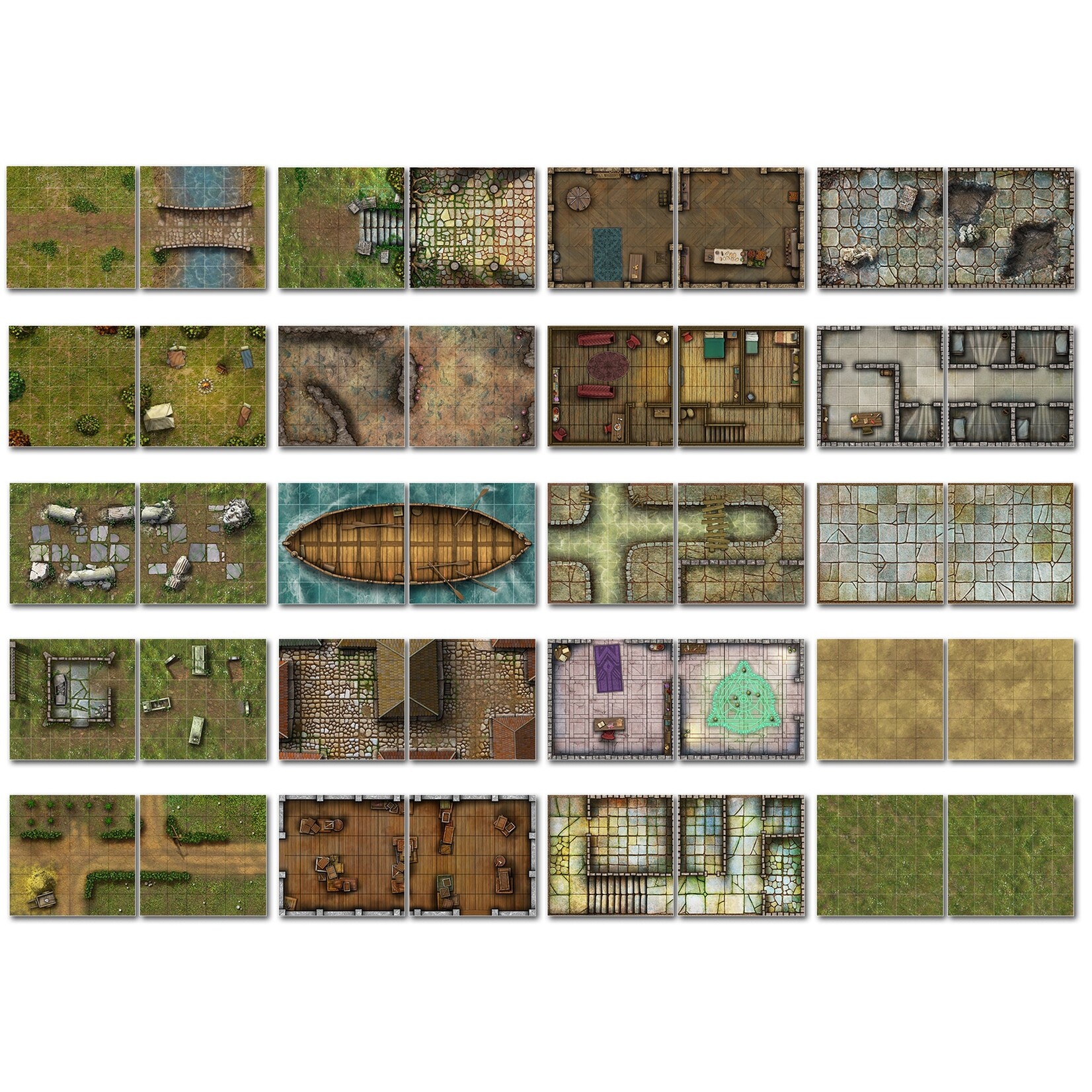 Loke Battlemats Little Book of Battle Mats - Destinations & Curios (EN)