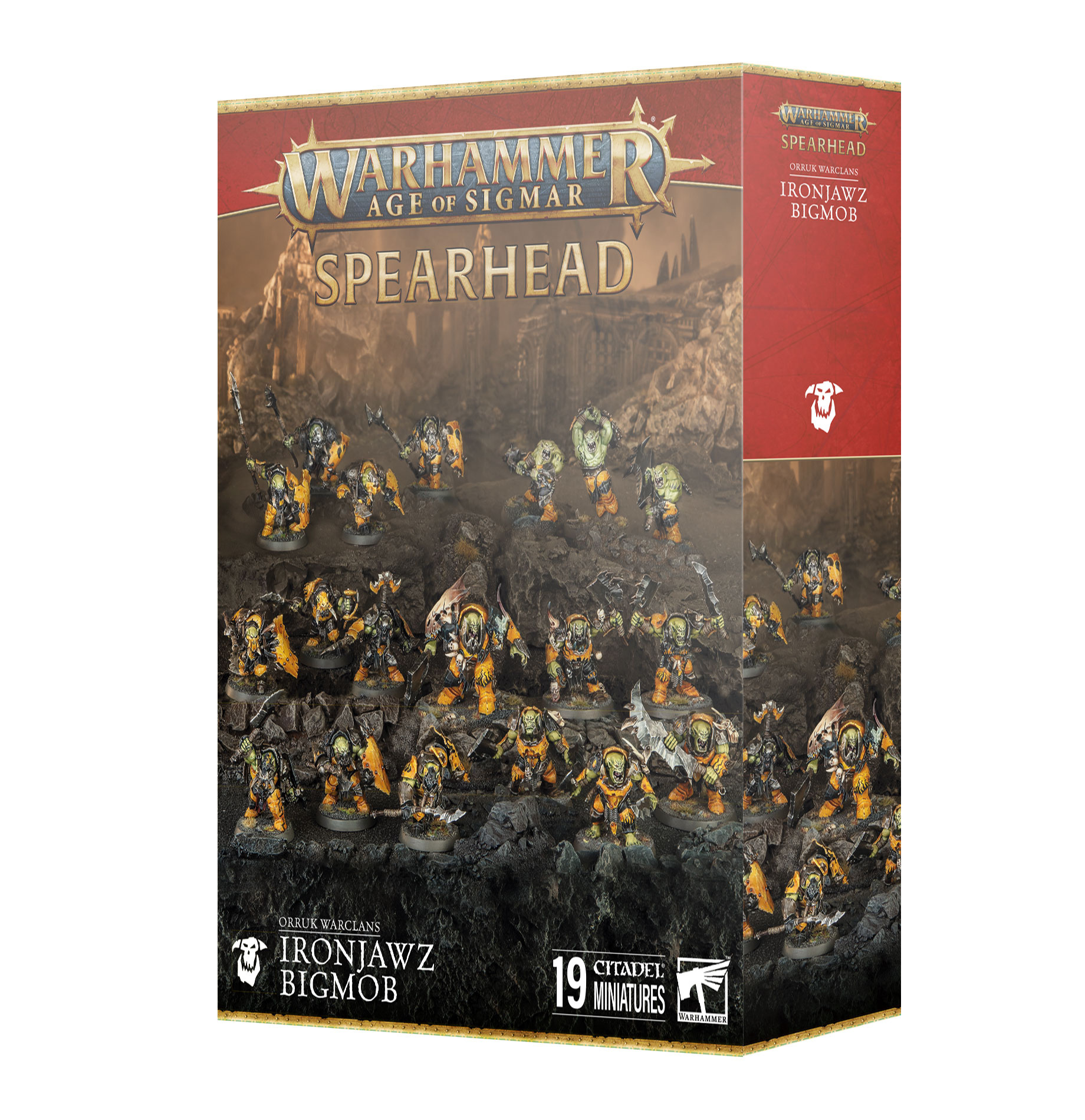その他 Warhammer Spearhead Ironjawz Bigmob Spearhead: Orruk Warclans Ironjawz Bigmob - Tafelridder.nl