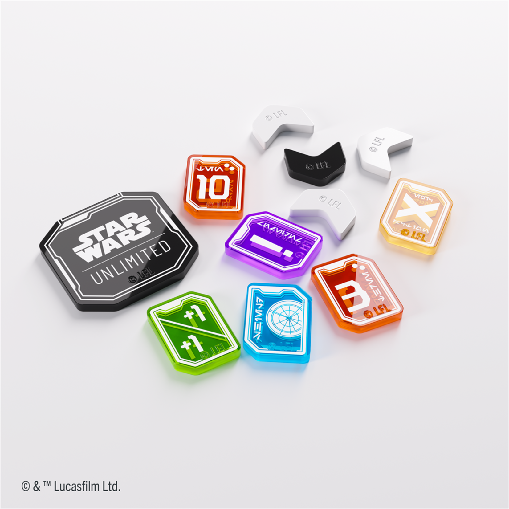 Gamegenic Star Wars Unlimited Acrylic Tokens PRO