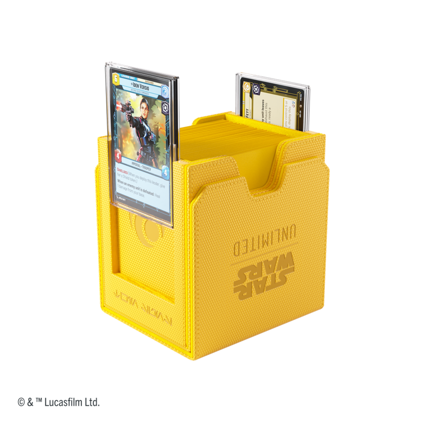 Gamegenic Star Wars Unlimited Twin Suns Deck Pod Yellow (100+)