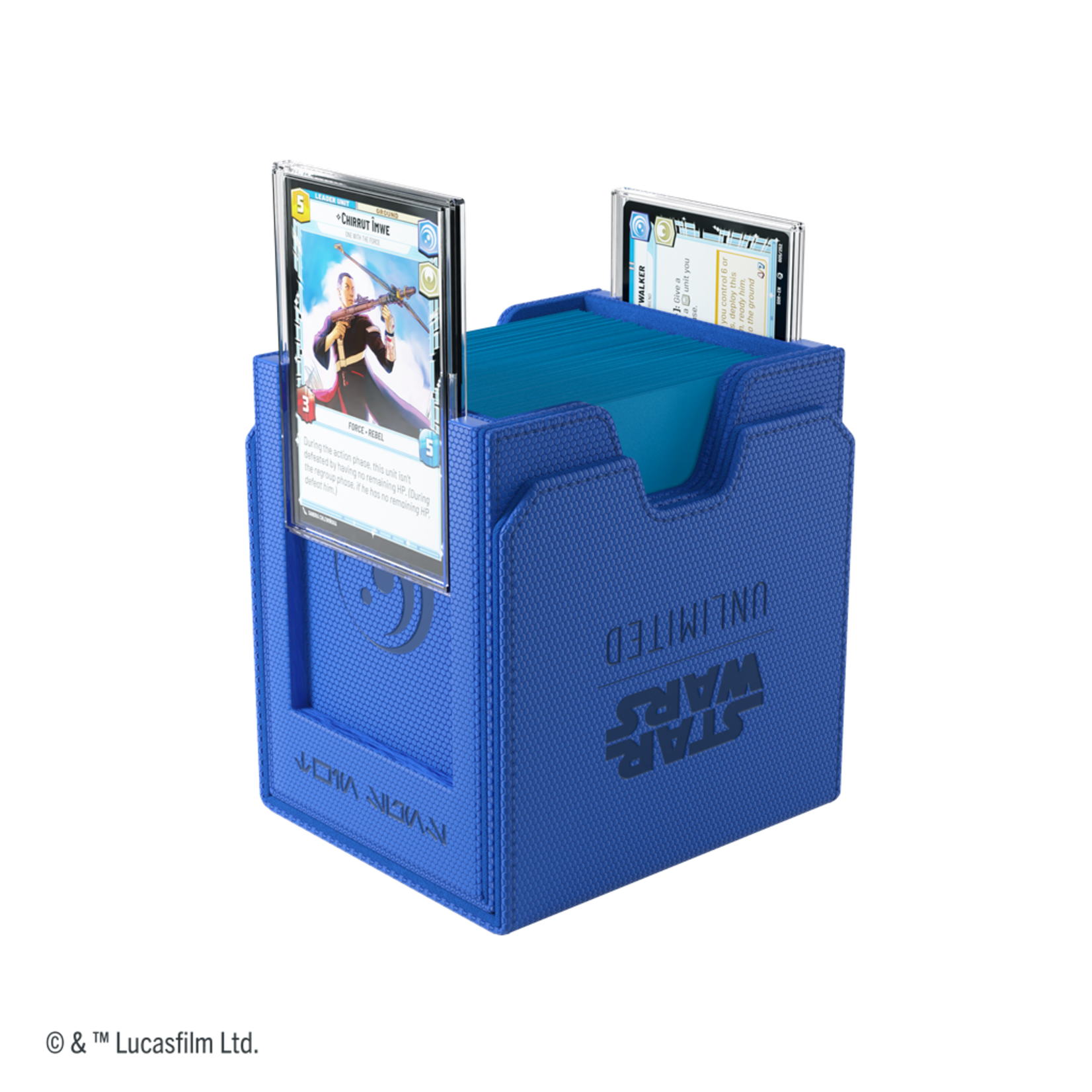 Gamegenic Star Wars Unlimited Twin Suns Deck Pod Blue (100+)
