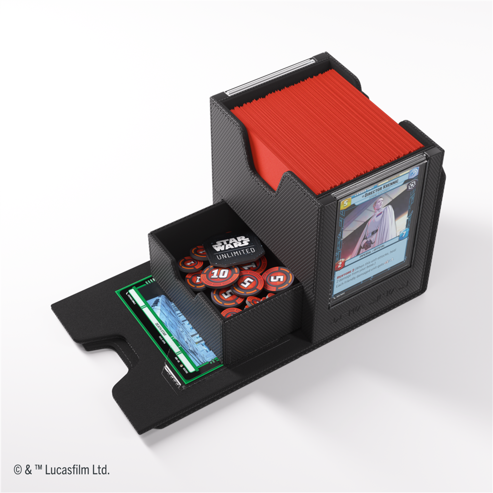 Gamegenic Star Wars Unlimited Twin Suns Deck Pod Black (100+)