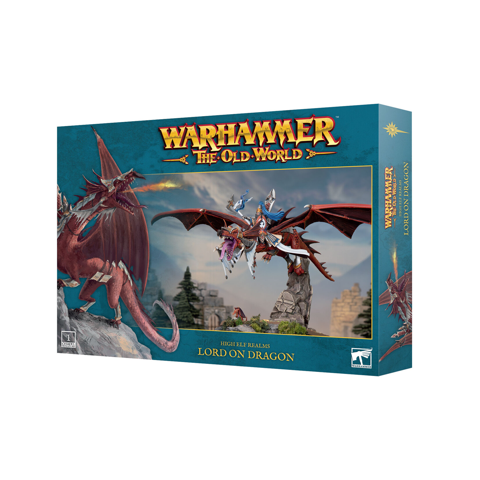 Games Workshop High Elf Realms Lord on Dragon