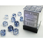 Chessex Chessex 36 x D6 Set Nebula 12mm - Black/White
