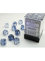 Chessex Chessex 36 x D6 Set Nebula 12mm - Black/White