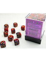 Chessex Chessex 36 x D6 Set Gemini 12mm - Purple-Red/Gold