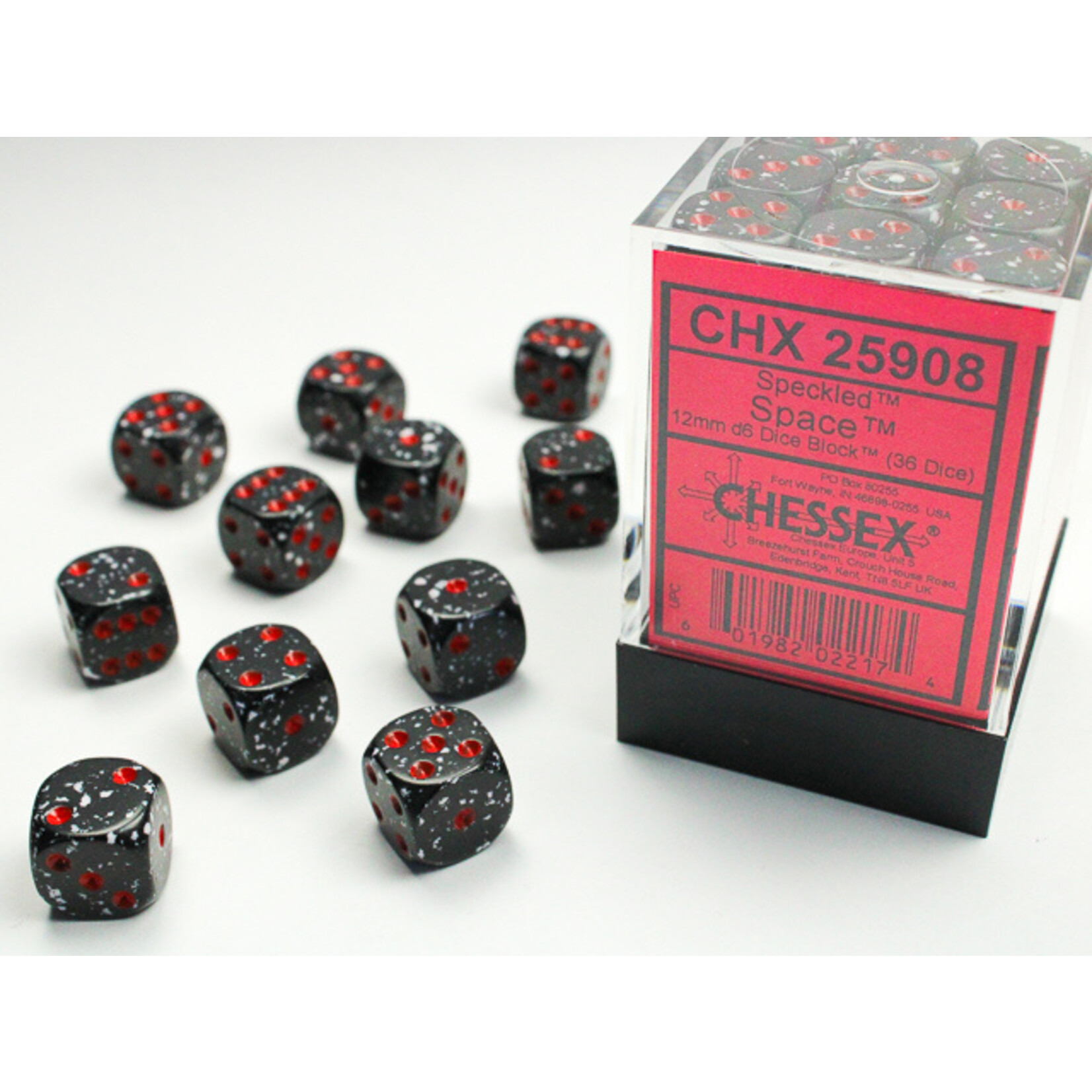 Chessex Chessex 36 x D6 Set Speckled 12mm - Space