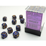 Chessex Chessex 36 x D6 Set Speckled 12mm - Golden Cobalt