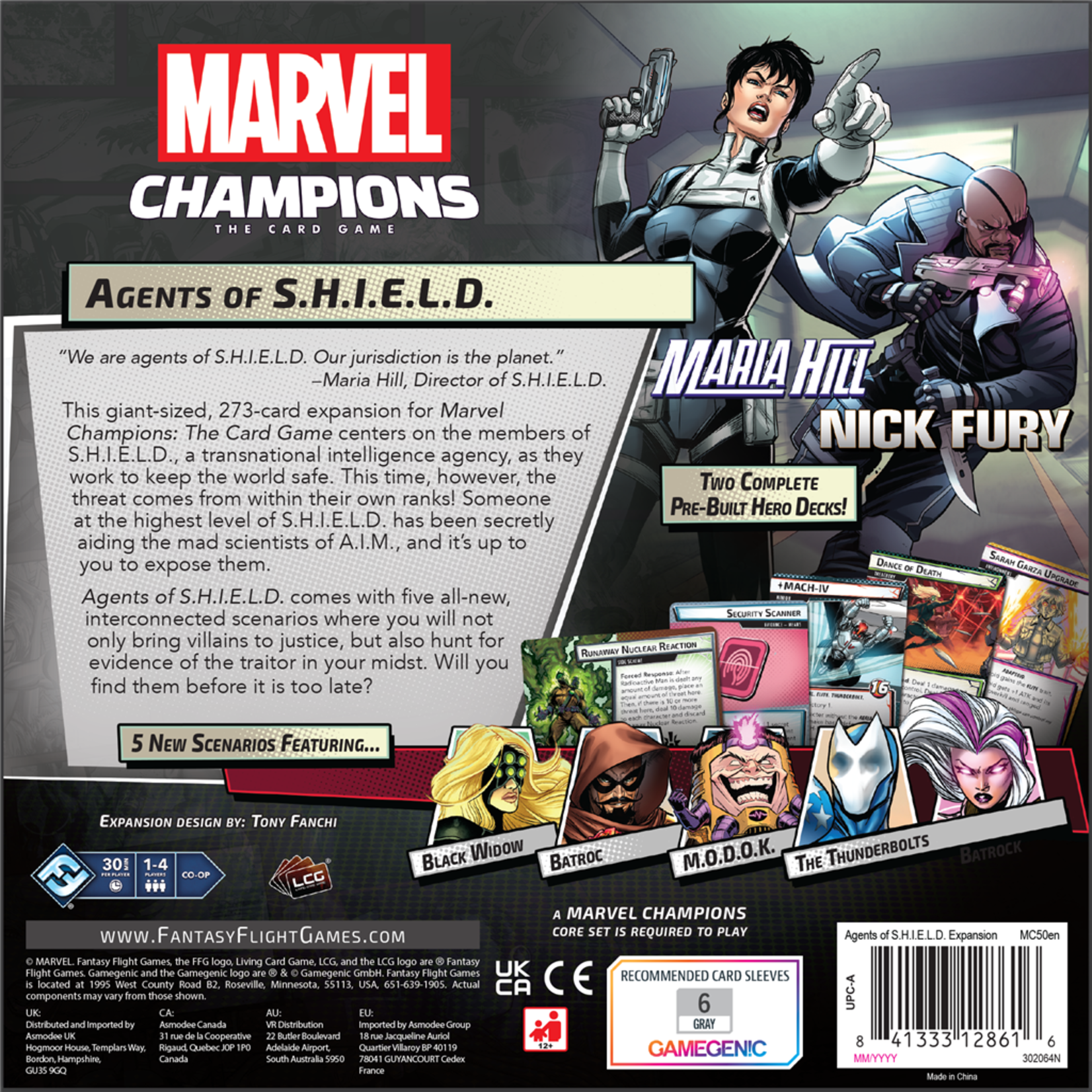 Fantasy Flight Games Marvel Champions LCG: Agents of S.H.I.E.L.D. (EN)