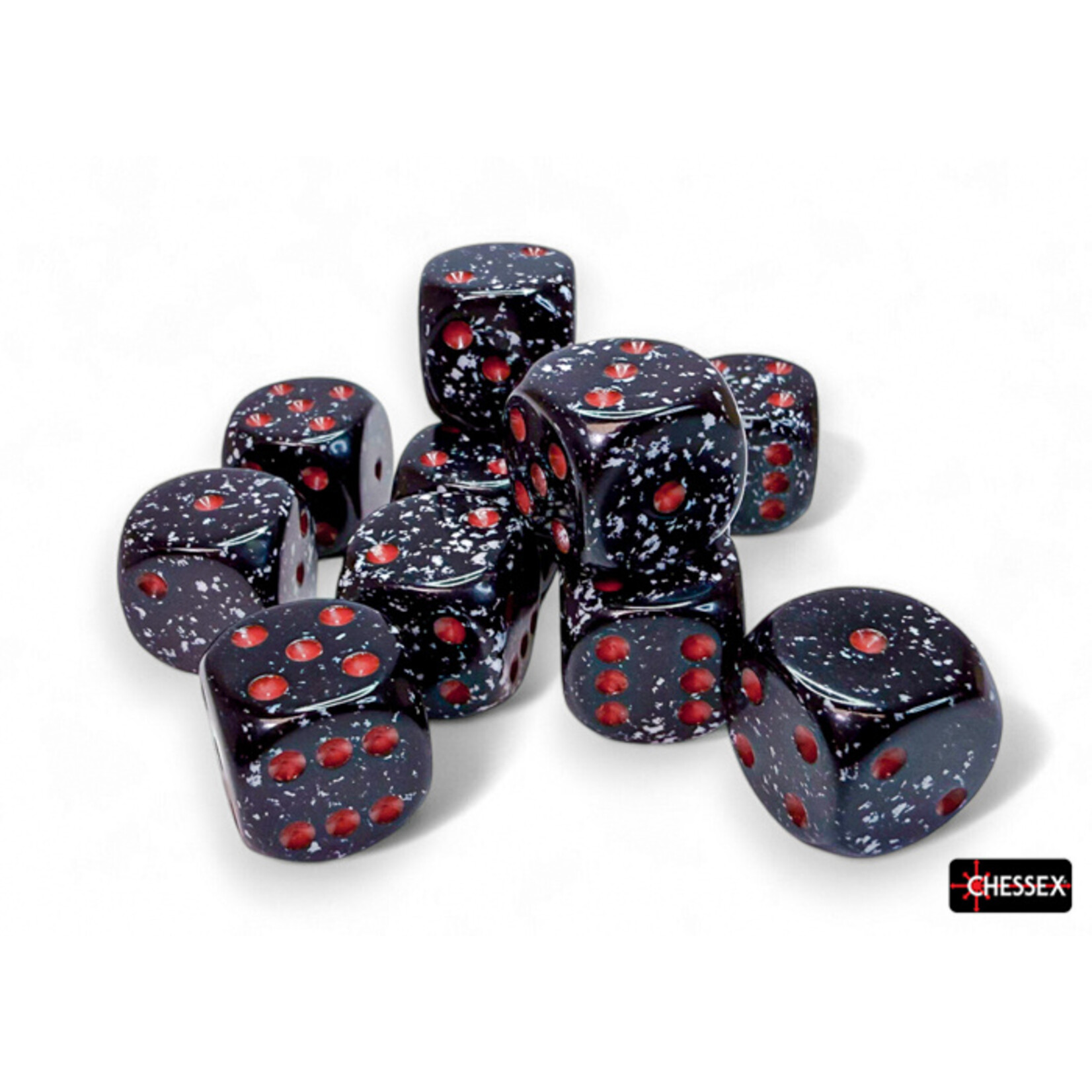 Chessex Chessex 12 x D6 Set Speckled 16mm - Space