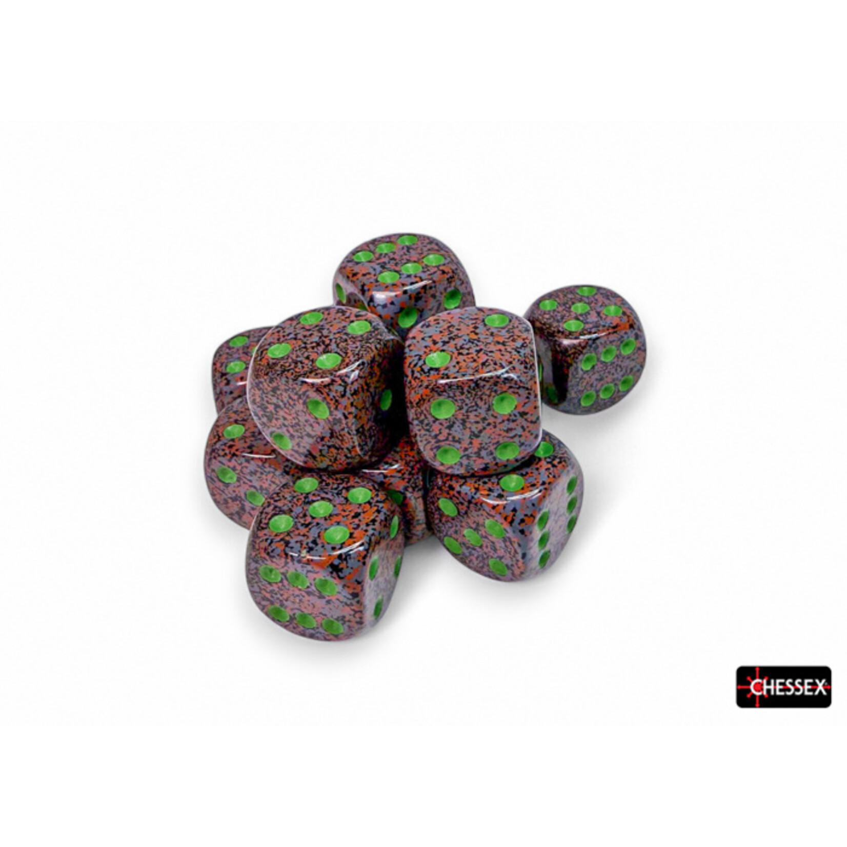 Chessex Chessex 12 x D6 Set Speckled 16mm - Earth