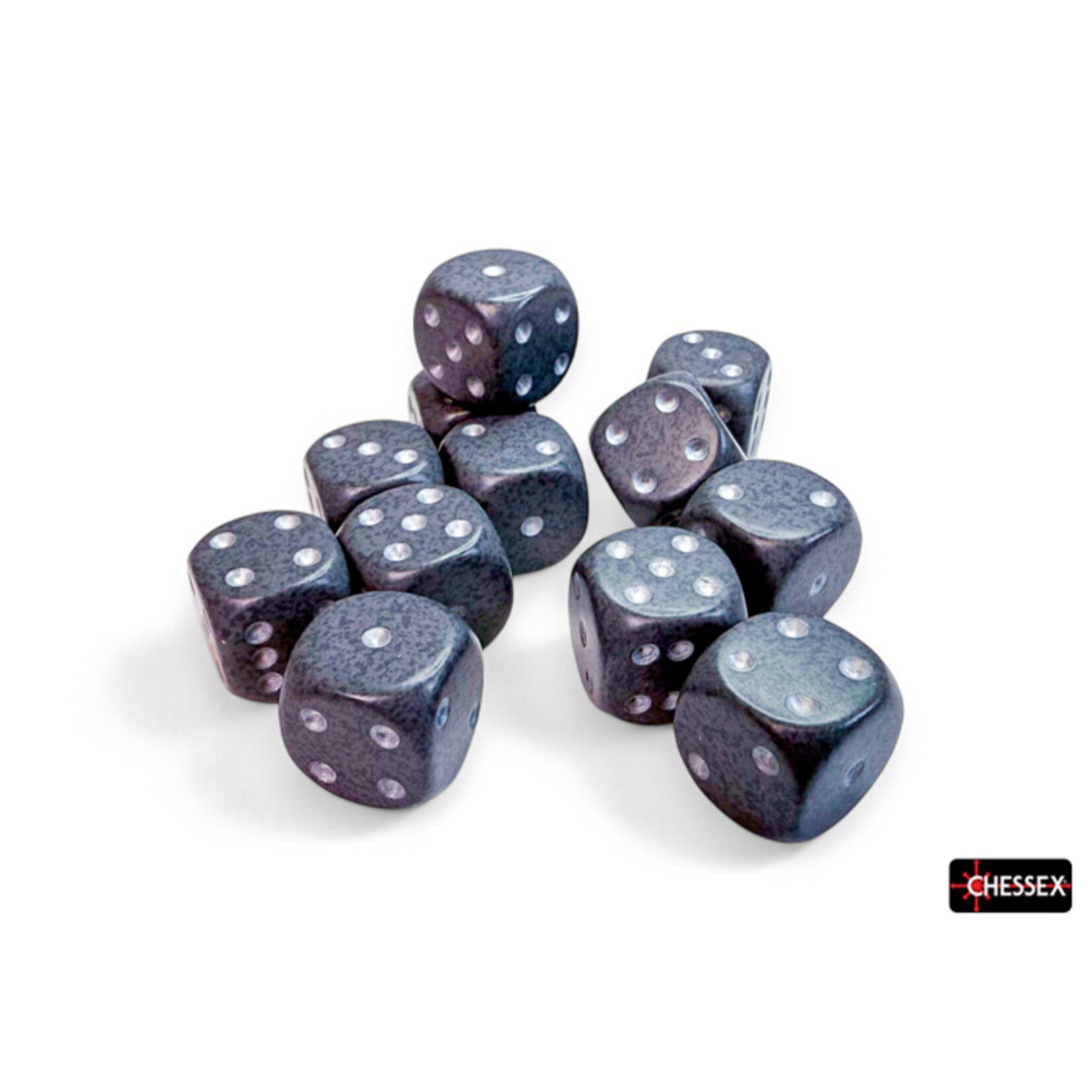 Chessex Chessex 12 x D6 Set Speckled 16mm - Hi-Tech