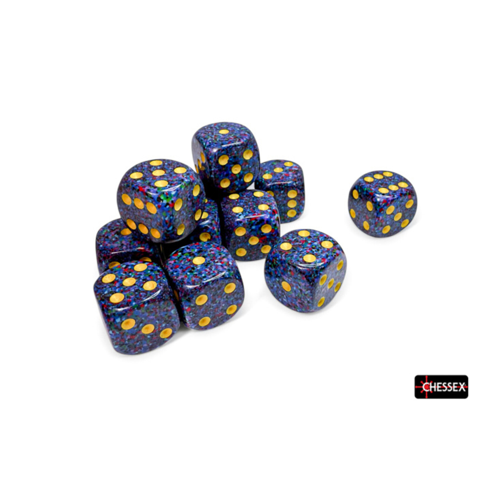 Chessex Chessex 12 x D6 Set Speckled 16mm - Twilight