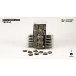 Gamers Grass Temple Bases Pre-Painted (8x 28mm Round)
