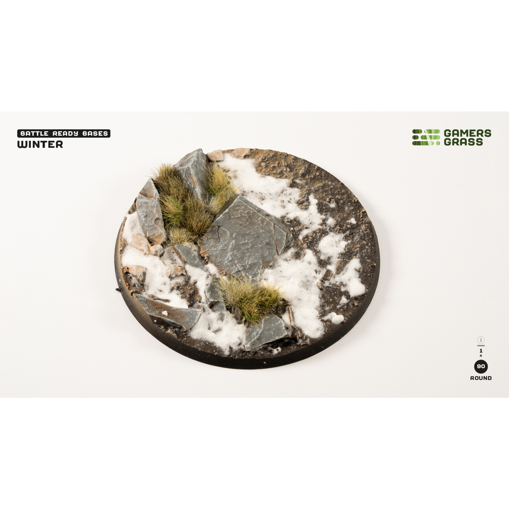 Gamers Grass Winter Base Pre-Painted (1x 90mm Round)