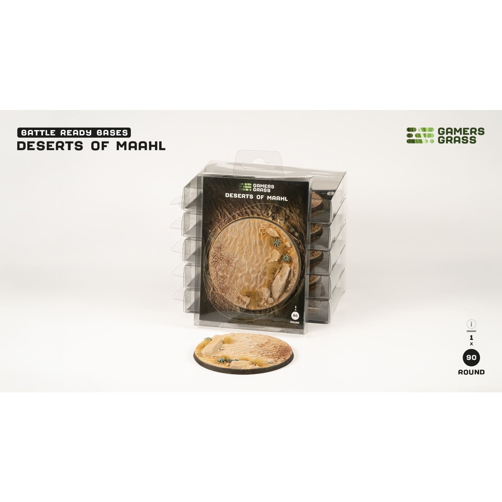 Gamers Grass Deserts of Maahl Base Pre-Painted (1x 90mm Round)