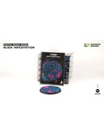 Gamers Grass Alien Infestation Base Pre-Painted (1x 90mm Round)