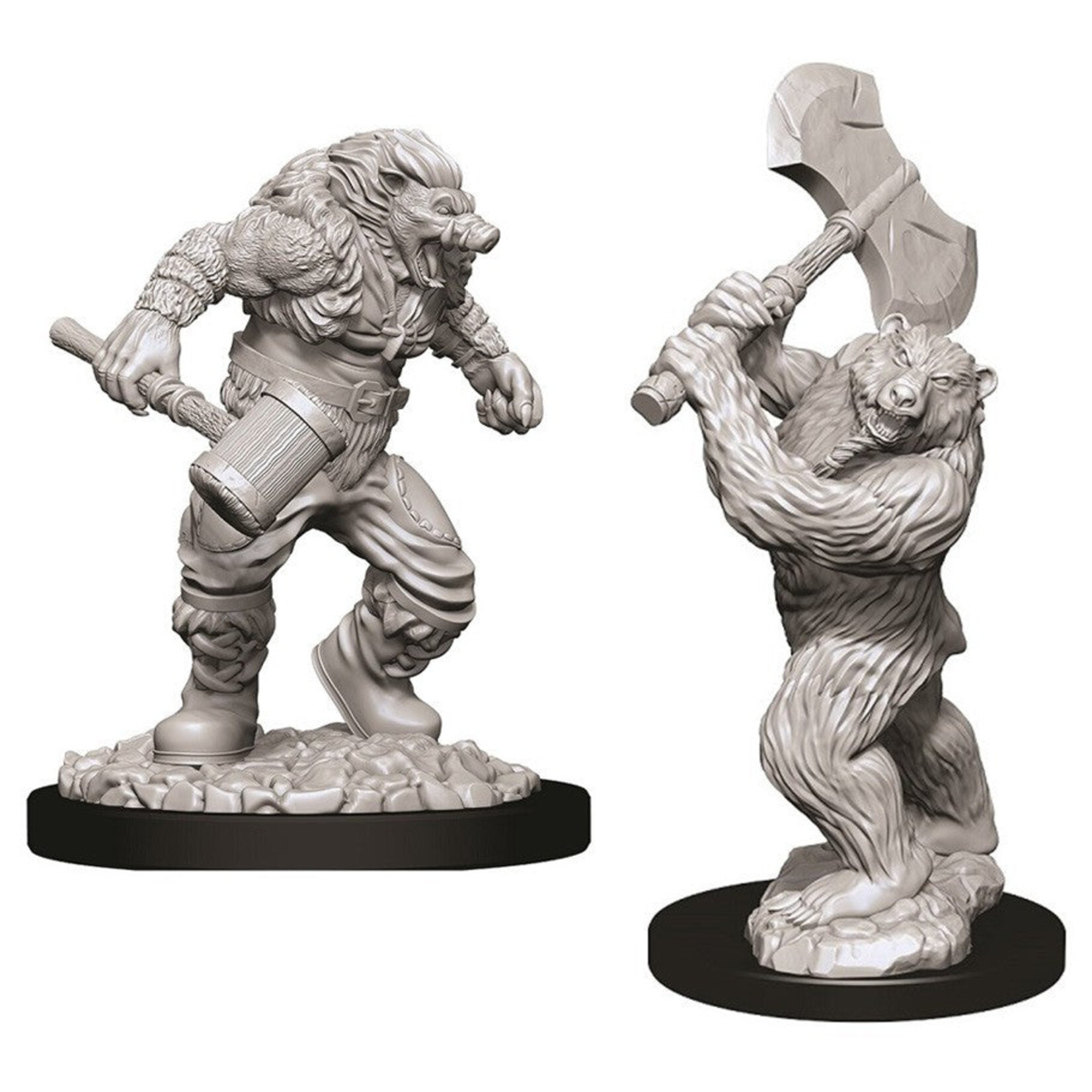 Wizkids D&D Nolzur's Marvelous Miniatures Wereboar and Werebear