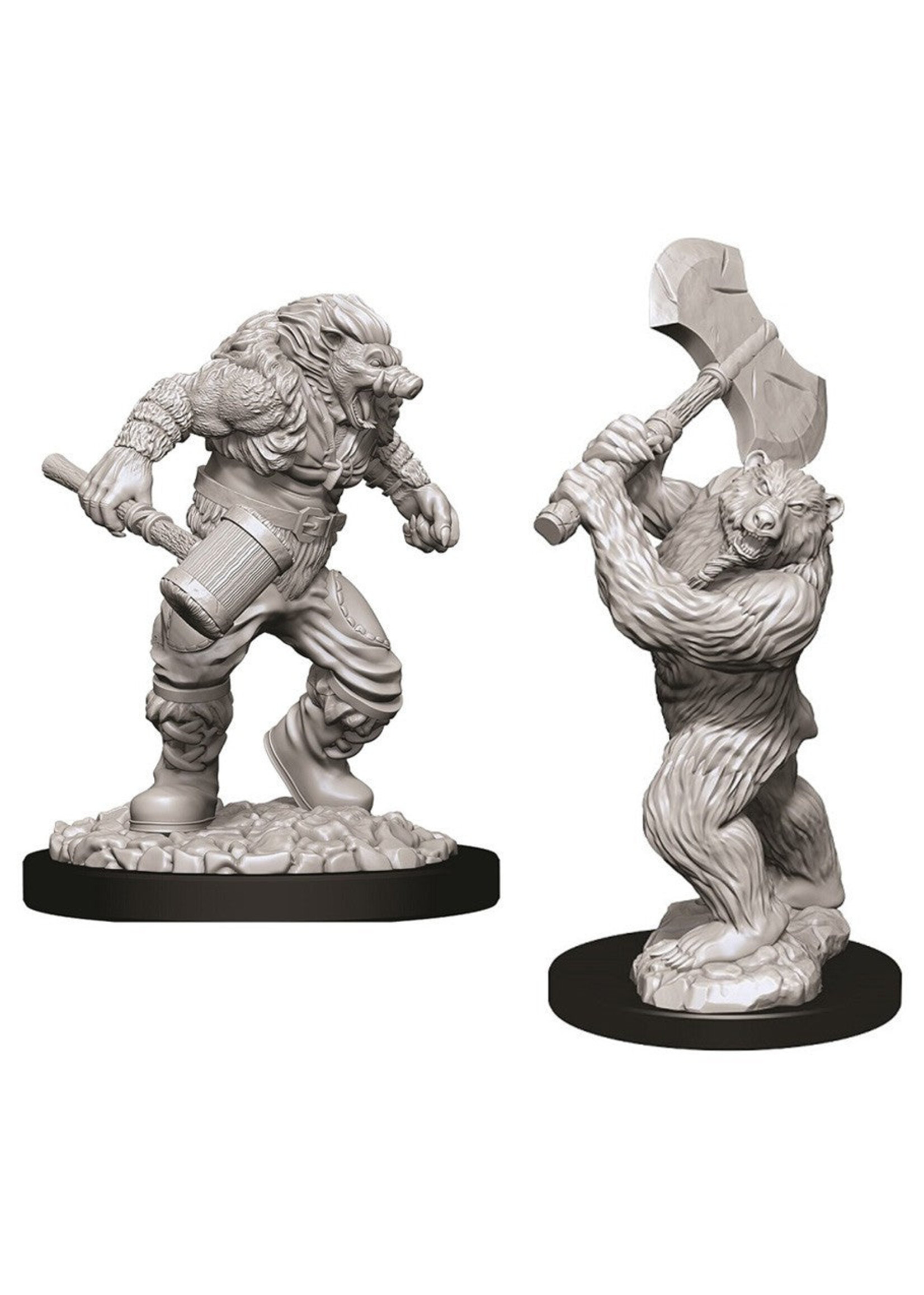 Wizkids D&D Nolzur's Marvelous Miniatures Wereboar and Werebear